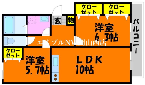 ディバインの物件間取画像